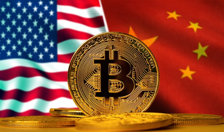 Bitcoin crea guerra financiera entre Estados unidos y China